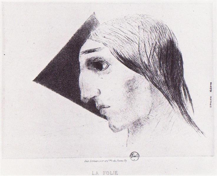 Безумство, 1882 - Оділон Редон