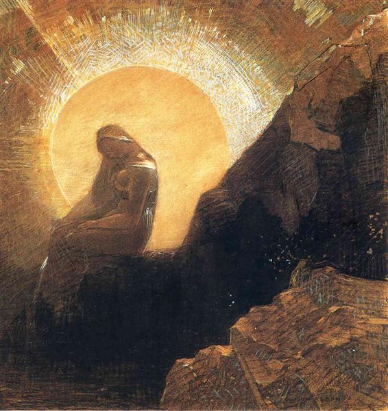 Odilon Redon, Melancholy, 1876