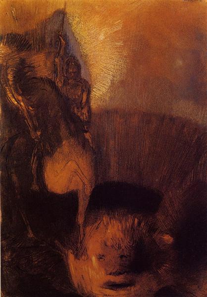 Святий Георгій, c.1905 - Оділон Редон