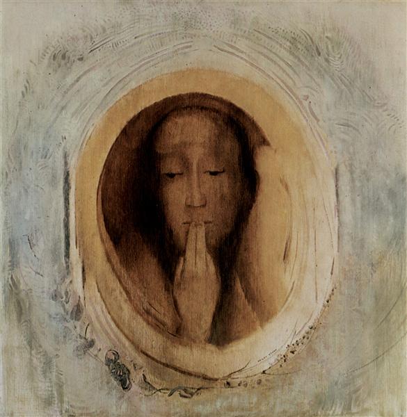 Silence, 1900 - Odilon Redon