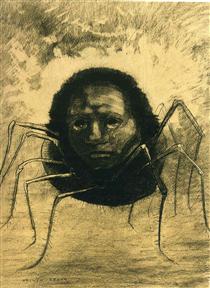 The Crying Spider - Odilon Redon