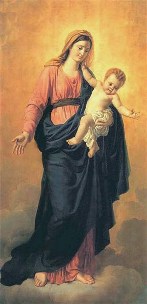 Madonna with the Child, 1809 - Орест Кіпренський