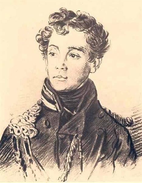 Portrait of an officer, 1813 - Orest Kiprenski