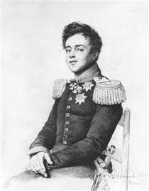 Portrait of Grand Duke Michael Pavlovich of Russia - Oreste Kiprensky