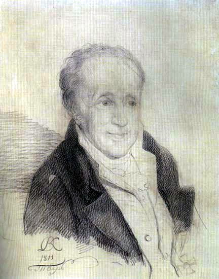 Portrait of Ivan Petrovich Wolfe, 1811 - Orest Adamowitsch Kiprenski