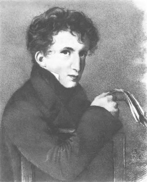 Portrait of Jean-Francois Duval, 1816 - Орест Кіпренський