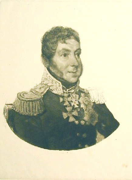 Portrait of Prince Aleksey Ivanovich Gorchakov - Oreste Kiprensky