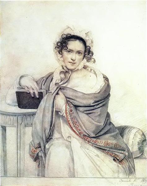 Portrait of the Princess S. S. Scherbatova, 1819 - Орест Кіпренський