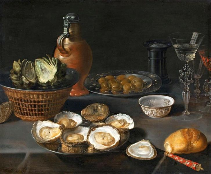 Still Life with Artichokes, 1610 - Осиас Беерт