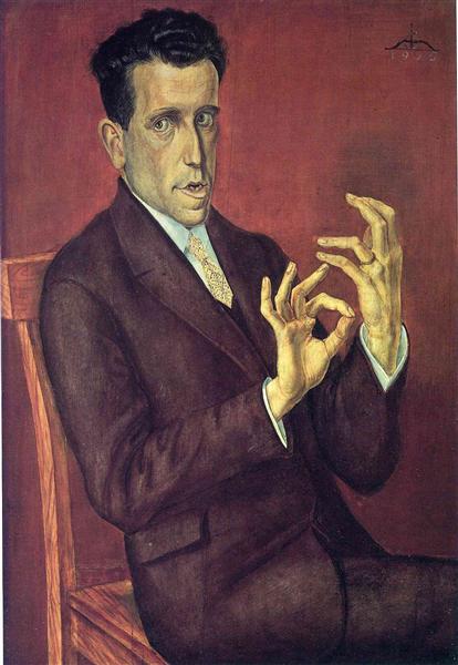Portrait of the Lawyer Hugo Simons, 1929 - 奥托·迪克斯