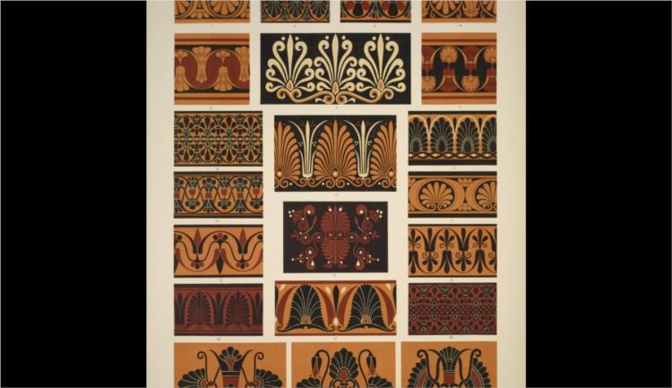 Greek no. 4. Ornaments from Greek and Etruscan vases - Оуэн Джонс