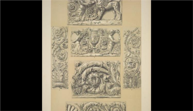 Roman no. 1. Roman ornaments from casts in the Crystal Palace - Owen Jones