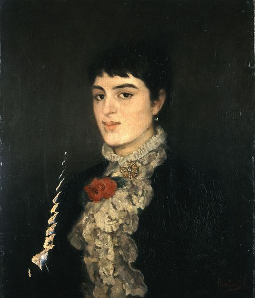 Portrait of Varvogli, 1875 - Перикл Пантазис