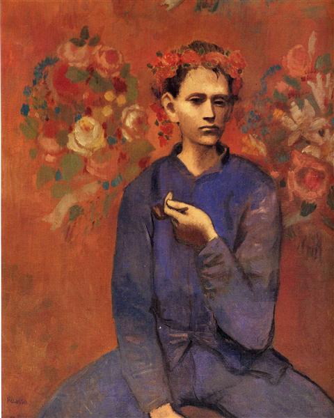 A boy with pipe, 1905 - Pablo Picasso