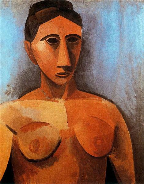 Female bust, c.1907 - Pablo Picasso