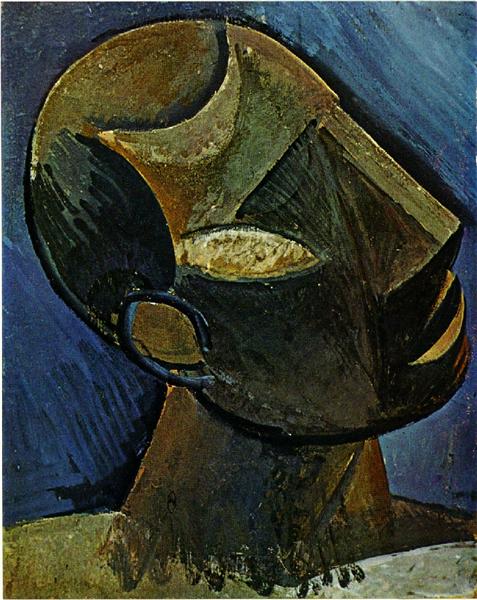 Голова чоловіка, 1908 - Пабло Пікассо