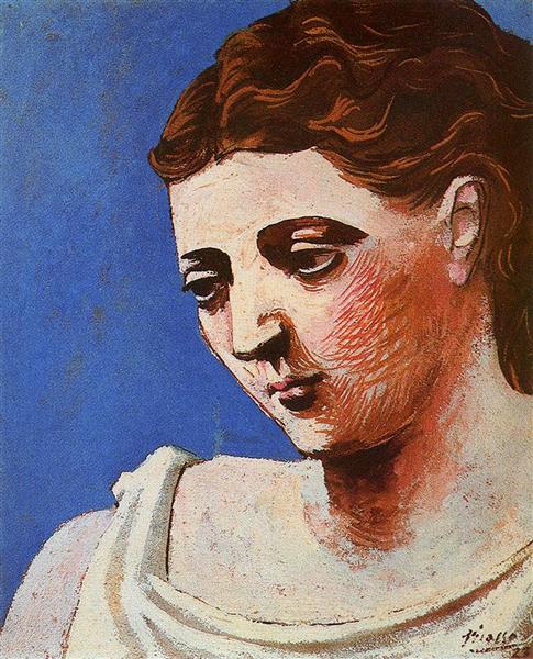 Head of a woman, 1923 - 畢卡索