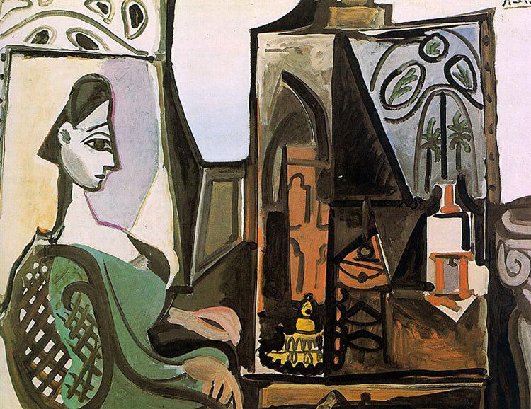 Jacqueline at the studio, 1956 - Pablo Picasso