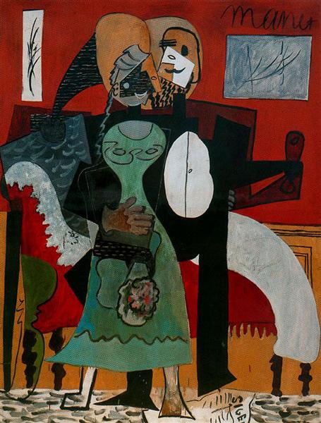 Коханці, 1919 - Пабло Пікассо