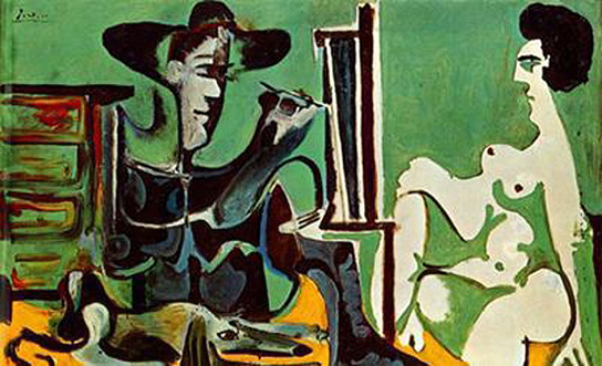 Painter and his model, 1963 - 畢卡索