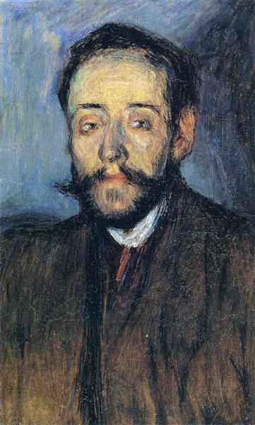 Portrait of Minguell, 1901 - Pablo Picasso - WikiArt.org