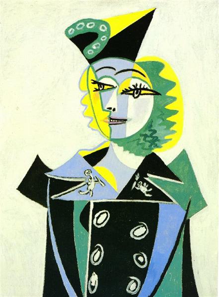 Portrait of Nusch Éluard, 1937 - Pablo Picasso