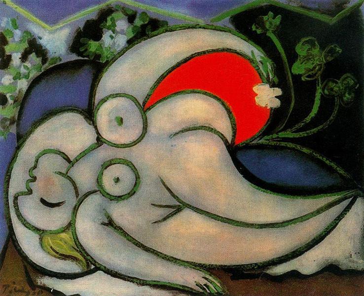 Reclining woman, 1932 - Пабло Пикассо