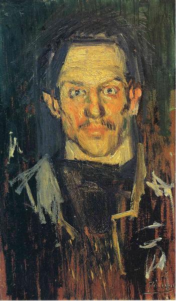 Self-Portrait, 1901 - 畢卡索
