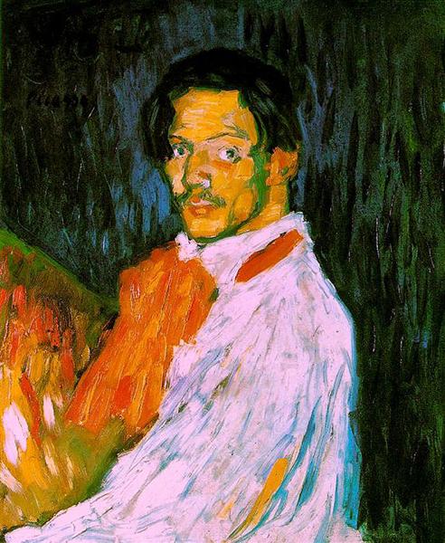 Self-Portrait, 1901 - 畢卡索