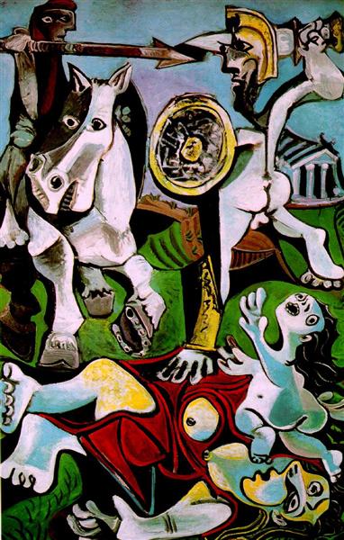 Викрадення Сабінянок, 1963 - Пабло Пікассо