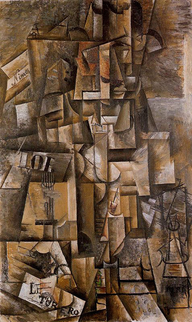 The aficionado (The torero), 1912 - Pablo Picasso - WikiArt.org