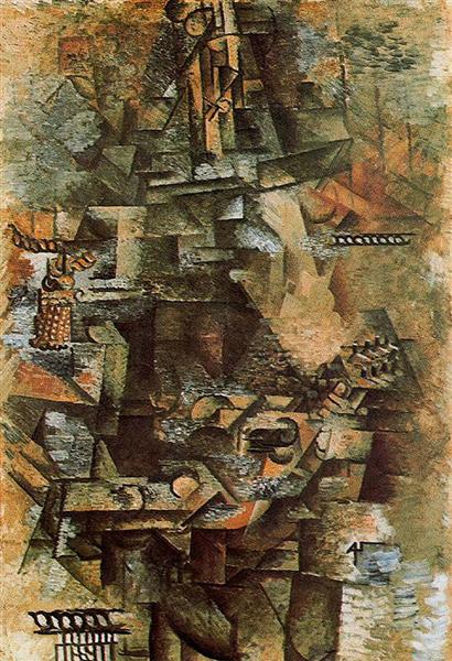 Мандолініст, 1911 - Пабло Пікассо