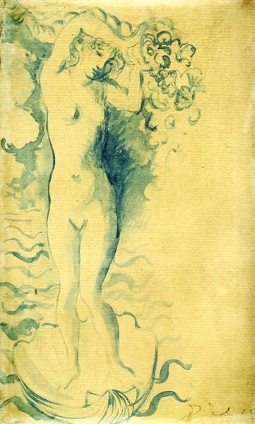 Венера і Купідон, 1905 - Пабло Пікассо