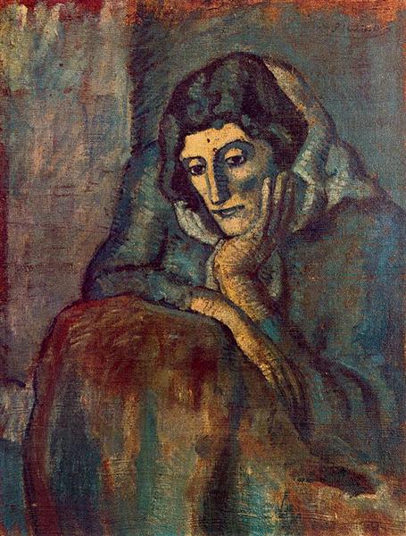 Woman in blue, 1902 - Pablo Picasso