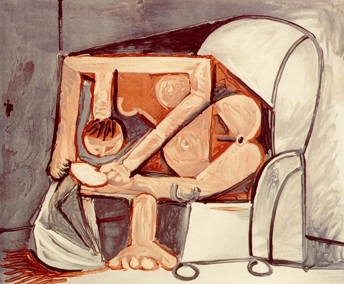 Жінка за туалетом, 1961 - Пабло Пікассо