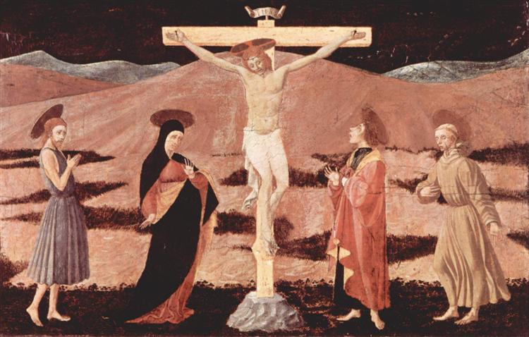 Christ on cross, 1438 - Paolo Uccello