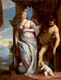 Allegory of Wisdom and Strength( The Choice of Hercules or Hercules and Omphale) - Паоло Веронезе