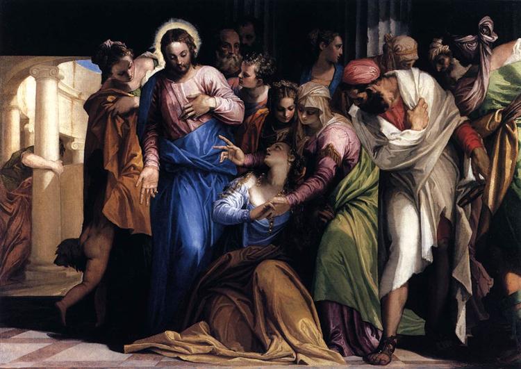 Conversion of Mary Magdalene, c.1547 - Паоло Веронезе