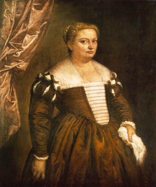 Portrait of a Venetian Woman - 委羅内塞
