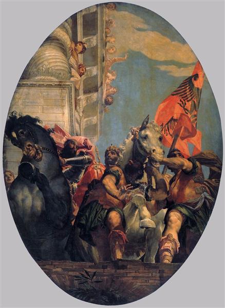 The Triumph of Mordecai, 1556 - Паоло Веронезе