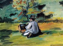 A Painter at Work - Paul Cezanne