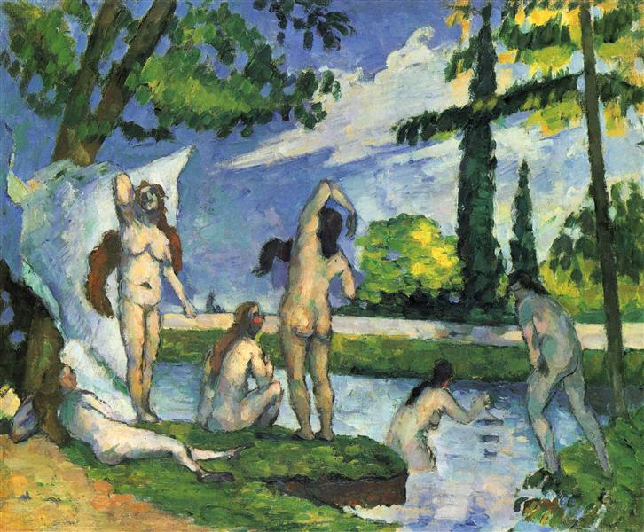 Bathers, 1875 - Paul Cezanne