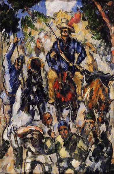 Don Quixote, View from the Back, c.1875 - Paul Cezanne
