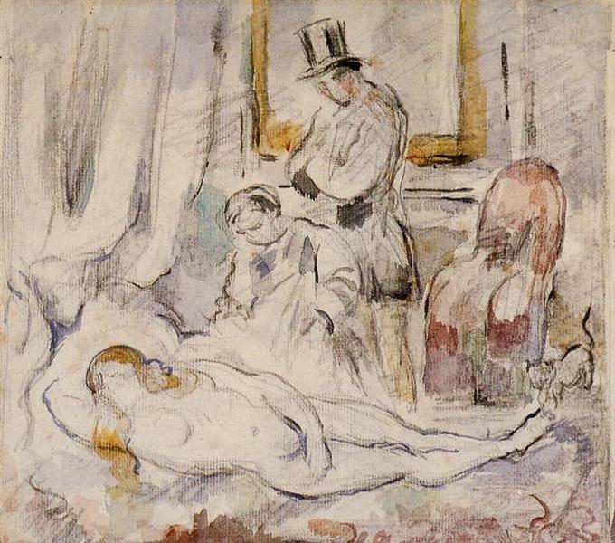 Olympia, 1875 - Paul Cezanne
