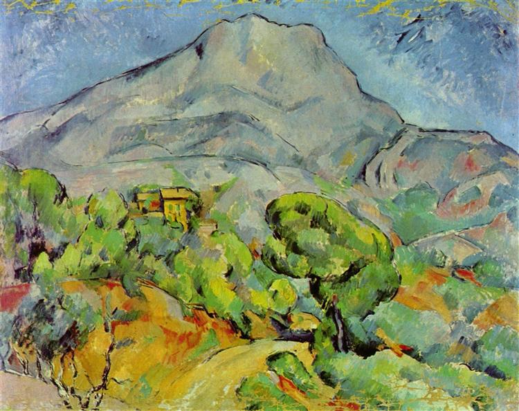 Road near Mont Sainte-Victoire, c.1902 - Paul Cézanne