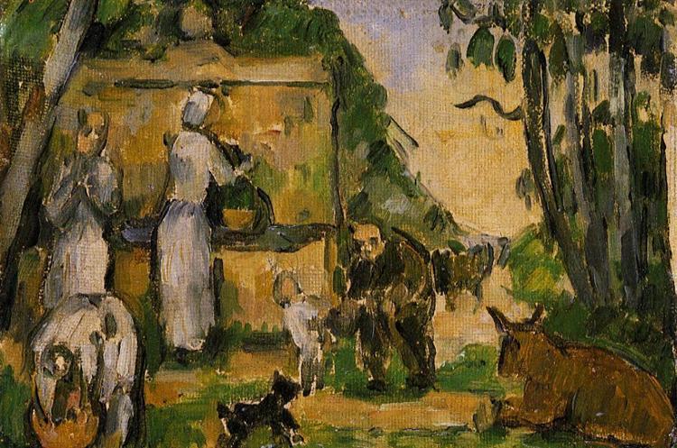 The Fountain, c.1877 - Paul Cézanne