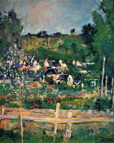 View of Auvers, 1873 - Paul Cézanne