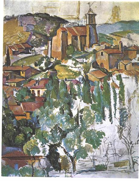 ''Le Village de Gardanne'', 1886 - Paul Cézanne