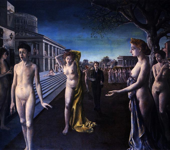 Dawn of the Town, 1940 - Paul Delvaux