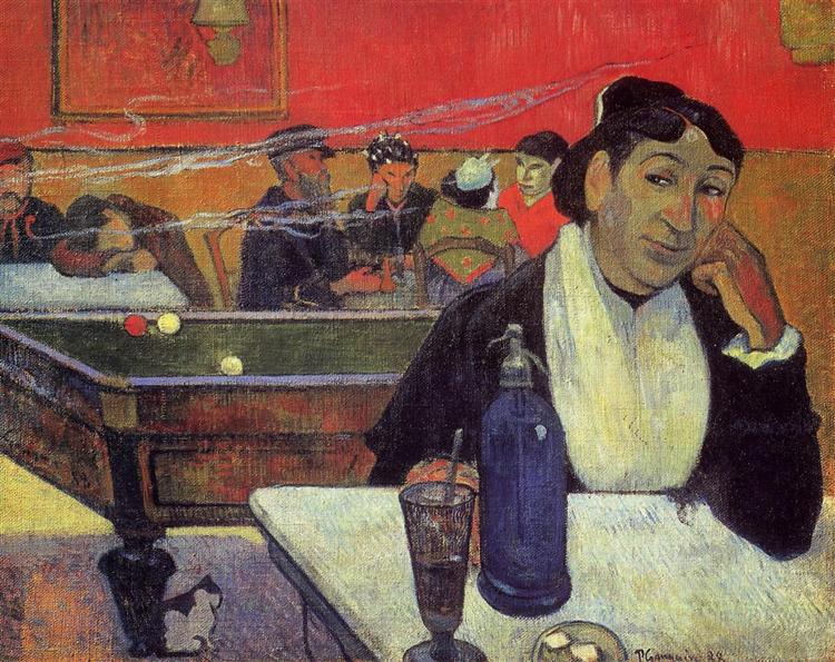 Night café, Arles, 1888 - Paul Gauguin